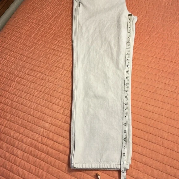 Pistola Revolve Cassie Crop Jeans in Adobe Cream Womens Size 27 - Picture 9 of 16